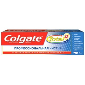 Колгейт Зубная паста TOTAL12 Профессиональная чистка паста 75мл