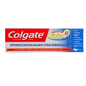 Колгейт Зубная паста TOTAL12 Профессиональная отбеливающая 75мл