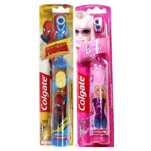 Колгейт Зубная щетка Barbie/Spiderman детская электрическая