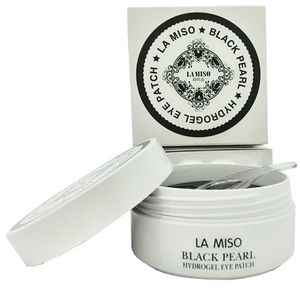La Miso Гидрогелевая маска с черным жемчугом для кожи вокруг глаз 60шт