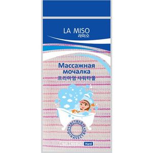 La Miso Towel HAD-05 Массажная мочалка зеленая жесткая HARD