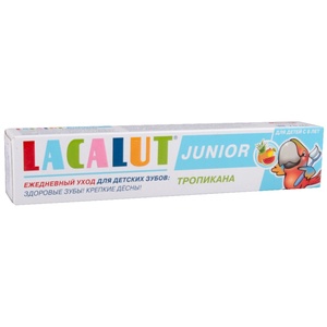 Лакалют Junior зубная паста для детей Тропикана 75мл