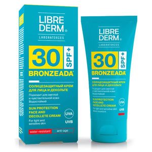 LibreDerm БРОНЗИАДА Крем солнцезащитный SPF30 для лица и зоны декольте 50мл