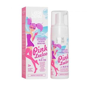 Либридерм Pink Leeloo Пенка для интимной гигиены девочек pH 6,0-7.0 160мл