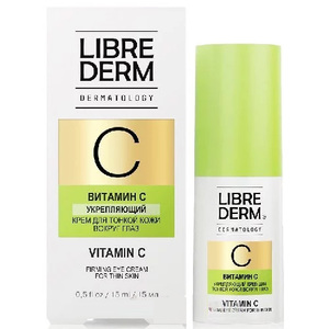 Либридерм Витамин C крем укрепляющий для тонкой кожи вокруг глаз 15мл