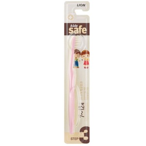 Lion Детская зубная щетка Kids safe toothbrush шаг 3, 7-12 лет
