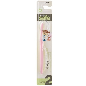 Lion Детская зубная щетка Kids safe toothbrush шаг 2, 4-6 лет