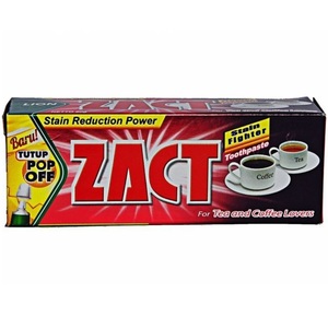 Лион Зубная паста ZACT Smoker for Tea and Coffee отбеливающая 190 г