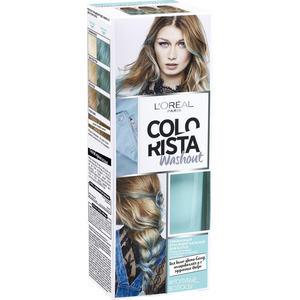 Лореаль Colorista Washout Смываемый красящий бальзам для волос Голубые волосы 80мл