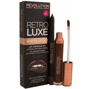 Makeup Revolution Набор для макияжа губ RETRO LUXE KITS Glory
