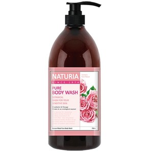 Naturia Гель для душа роза/розмарин Pure body wash Rose & Rosemary 750мл