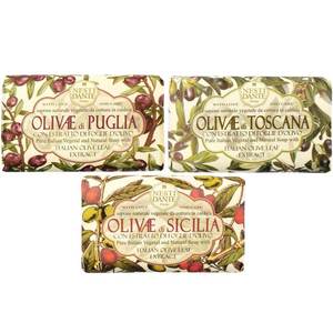 Нести Данте мыло набор Olivae: Сицилийская олива+Олива из Апулии+Тосканская олива 150г N3