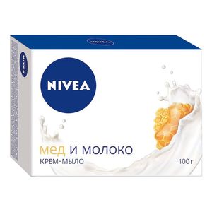 Nivea Мыло-уход Мед и молоко 100г