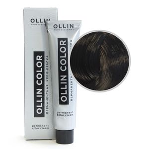 Ollin COLOR 3/0 темный шатен Перманентная крем-краска для волос 60мл