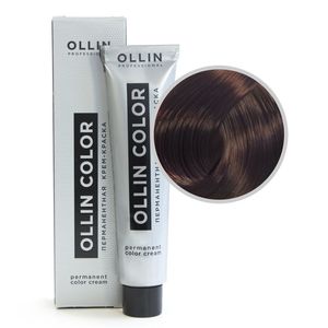 Ollin COLOR 4/5 шатен махагоновый Перманентная крем-краска для волос 60мл