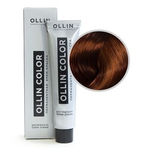 Ollin COLOR 6/4 темно-русый медный Перманентная крем-краска для волос 60мл