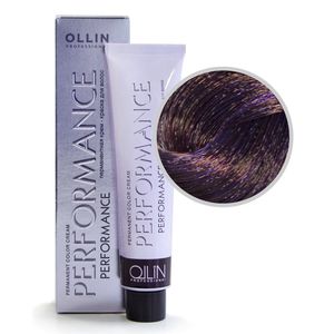 Ollin PERFORMANCE 5/22 светлый шатен фиолетовый Перманентная крем-краска для волос 60мл