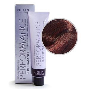 Ollin PERFORMANCE 5/6 светлый шатен красный Перманентная крем-краска для волос 60мл