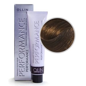 Ollin PERFORMANCE 6/72 темно-русый коричнево-фиолетовый Перманентная крем-краска для волос 60мл