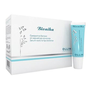Ollin Professional BioNika Сыворотка Баланс от корней до кончиков 10х15мл