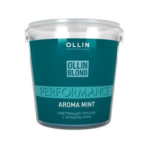 Ollin Professional BLOND PERFORMANCE Aroma Mint Осветляющий порошок с ароматом мяты 500г