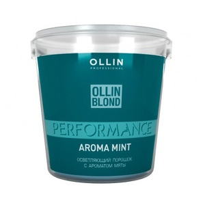 Ollin Professional BLOND PERFORMANCE Aroma Mint Осветляющий порошок с ароматом мяты 30г