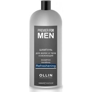 Ollin Professional PREMIER FOR MEN Шампунь для волос и тела освежающий 1000мл