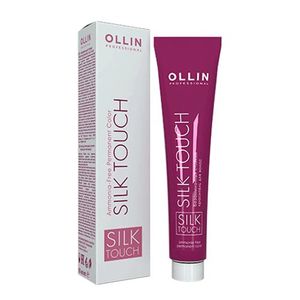 Ollin Professional SILK TOUCH 5/09 светлый шатен прозрачно-зеленый Безаммиачный стойкий краситель для волос 60мл