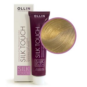 Ollin SILK TOUCH 10/0 светлый блондин Безаммиачный стойкий краситель для волос 60мл