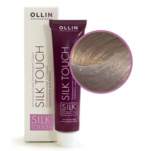 Ollin SILK TOUCH 10/1 светлый блондин пепельный Безаммиачный стойкий краситель для волос 60мл