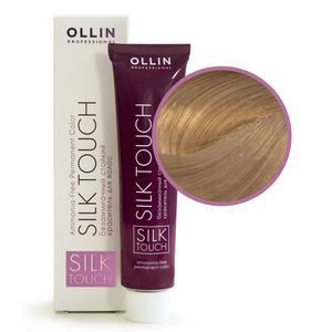 Ollin SILK TOUCH 10/7 светлый блондин коричневый Безаммиачный стойкий краситель для волос 60мл