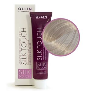 Ollin SILK TOUCH 10/8 светлый блондин жемчужный Безаммиачный стойкий краситель для волос 60мл