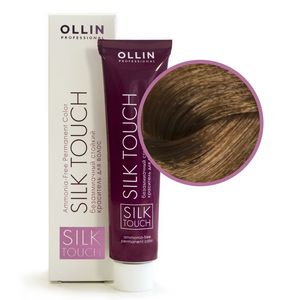 Ollin SILK TOUCH 8/7 светло-русый коричневый Безаммиачный стойкий краситель для волос 60мл