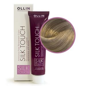 Ollin SILK TOUCH 9/72 блондин коричнево-фиолетовый Безаммиачный стойкий краситель для волос 60мл