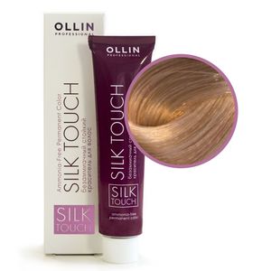 Ollin SILK TOUCH 9/73 блондин коричнево-золотистый Безаммиачный стойкий краситель для волос 60мл