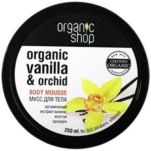 Organic Shop Мусс для тела Бурбонская ваниль 250 мл