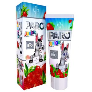 Paro Dent Bio Junior Зубная паста детская с витаминами от 3 до 11 лет клубника 50мл