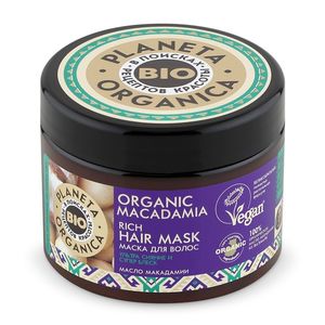 Планета органика Organic Macadamia маска для волос густая 300 мл