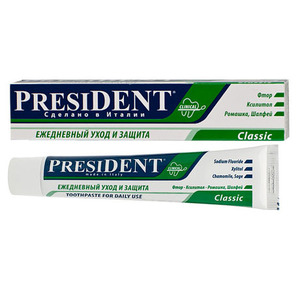Президент Classic зубная паста 50мл N1 туба