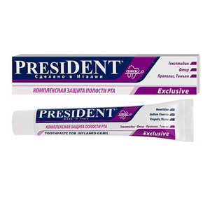 Президент Exclusive зубная паста 100мл N1 туба