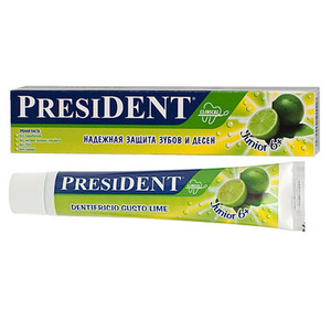 Президент Junior зубная паста от Лайм 50мл