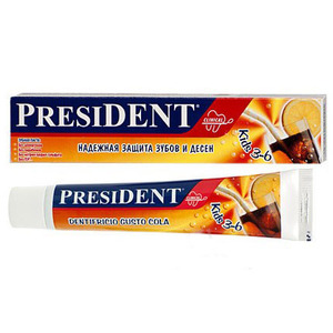Президент Kids зубная паста 3-6 лет Кола 50мл N1 туба