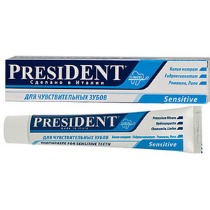 Президент Sensitive зубная паста 50мл N1