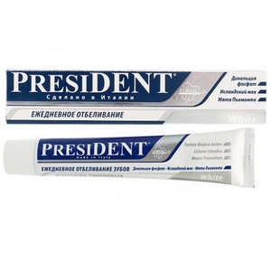 Президент White Plus зубная паста 30мл N1 туба