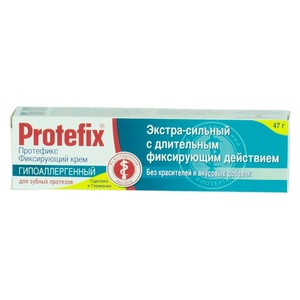 Протефикс крем гипоаллергенный для зубных протезов 40мл