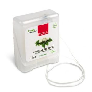 Radius Floss Natural Biodegradable Silk 33 Yds нить зубная без вкуса