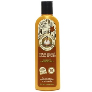 Рецепты Бабушки Агафьи Бальзам для волос Лимонниковый свежесть и живой блеск для всех типов 280мл