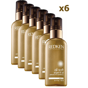 Redken (Редкен) Олл Софт Масло Арган-6 Ойл для комплексного ухода для всех типов волос 90 мл Х 6 шт