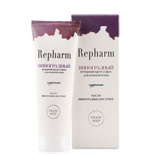 Repharm вечерний крем-суфле для нежной кожи виноградный 50г