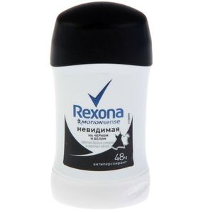 Rexona Антиперспирант-карандаш женский Невидимая на черном и белом 40мл